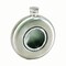 Contemporary Home Living 4" Round Stainless Steel Flask Covered with Crystal